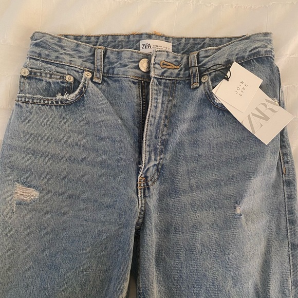 NWT Zara Wide Leg Jeans - Picture 2 of 7